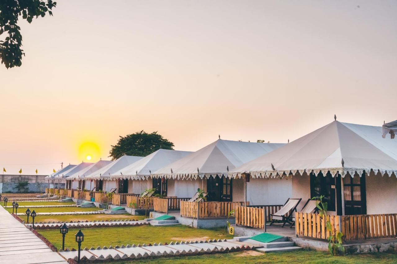 Hotel Rawai Luxury Tents Pushkar Exterior foto